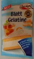 Blattgelatine weiss 1 x angefangen