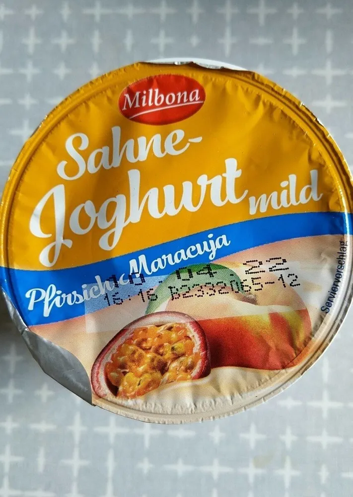 Yogur Gourmet Melocotón y Maracuyá