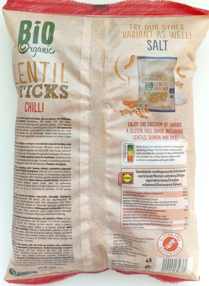 Lencserudacskák, chilis