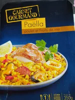 Paella poulet et fruits de mer