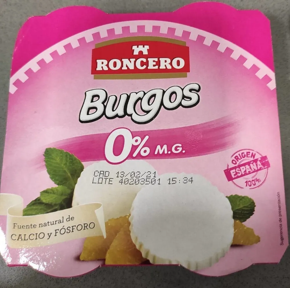 Queso de Burgos 0%