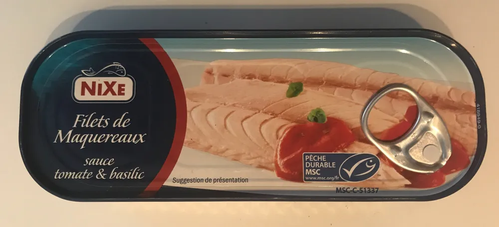 Filet de maquereaux tomate basilic