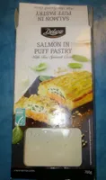 Salmon in puff pastry