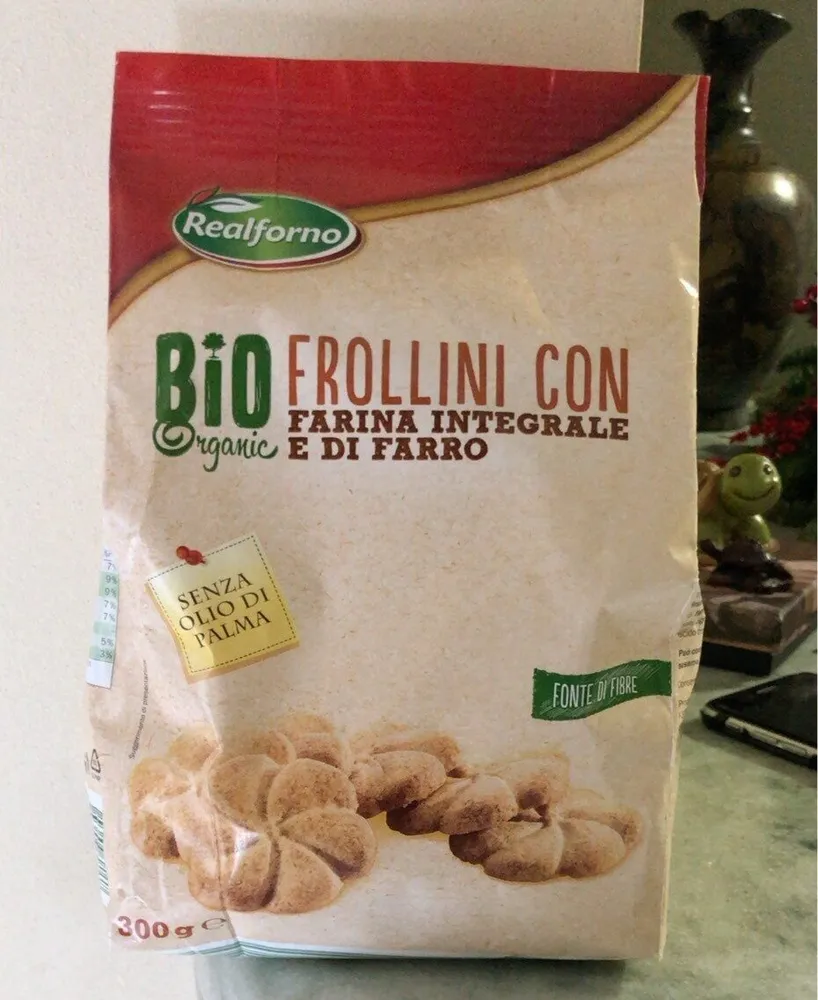 Bio organic Frollini con farina integrale e di Fatto