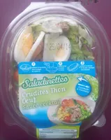 Crudités Thon Oeuf Sauce cocktail