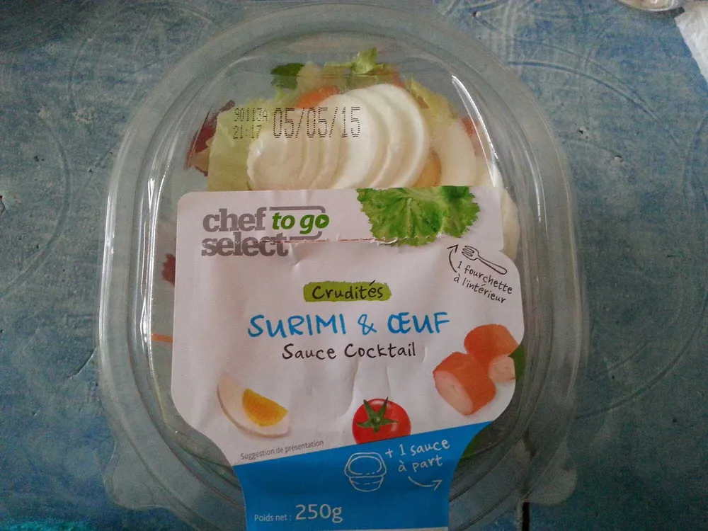 Salade Surimi & Oeuf Sauce Cocktail