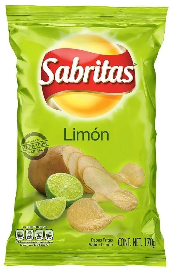 Papas Sabritas sabor limón