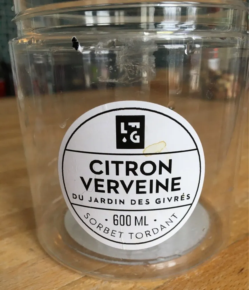 Glace verveine citron