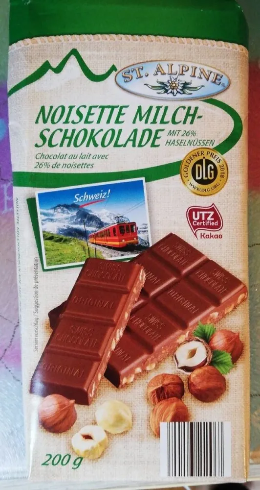 Chocolat Noisette Milch-Shokolade