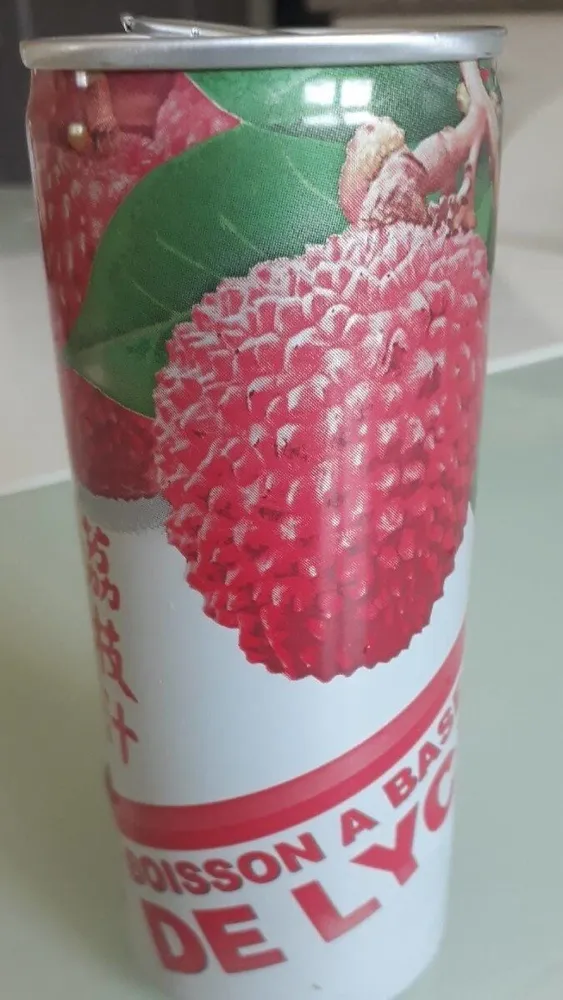 Boisson à base de jus de lychee