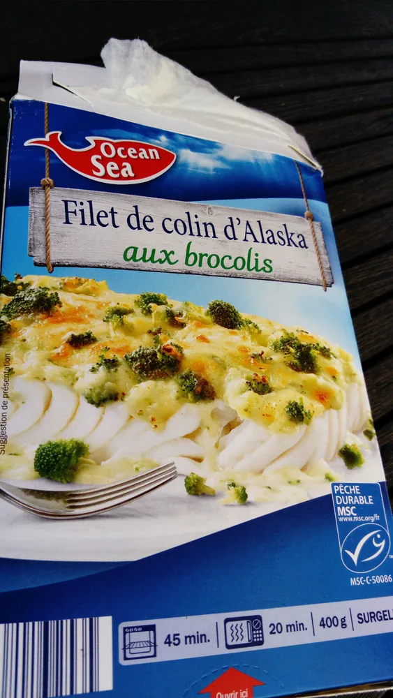Filet de colin d'Alaska aux brocolis