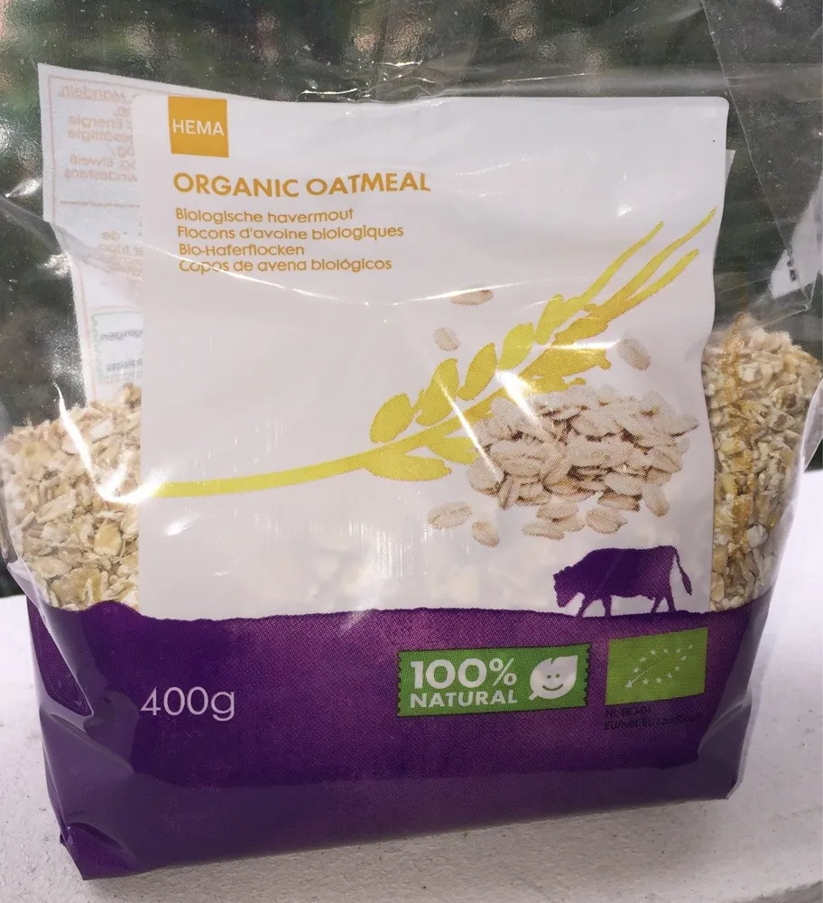 Flocon d'avoine biologiques