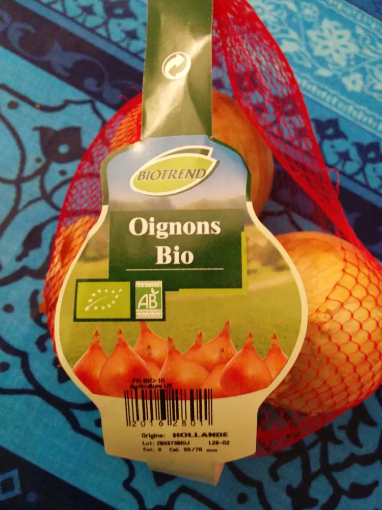 Oignons bio
