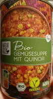Bio-Gemüsesuppe mit Quinoa