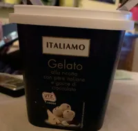 Gelato ricotta e pere