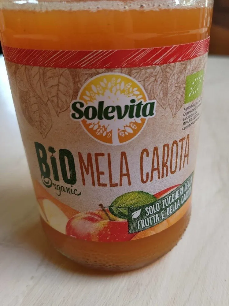 Succo bio mela carota