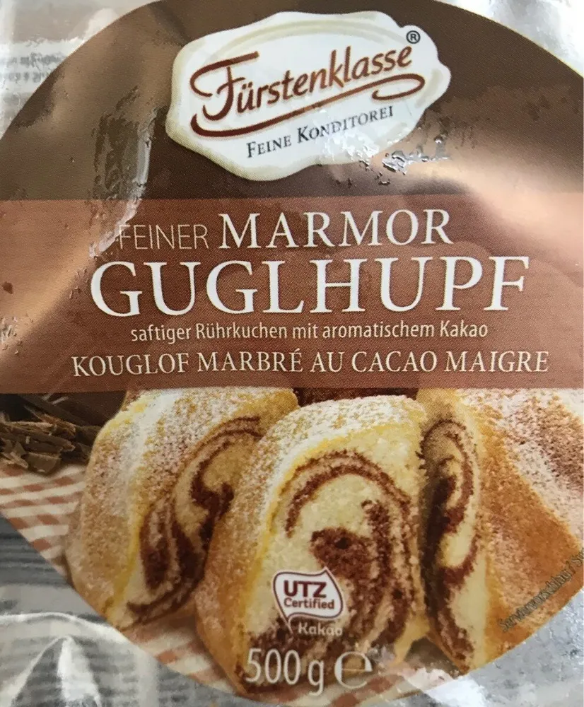 Kouglof marbre au cacao maigre
