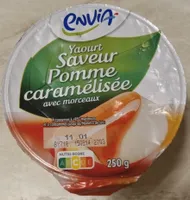 Yaourt saveur pomme caramélisée