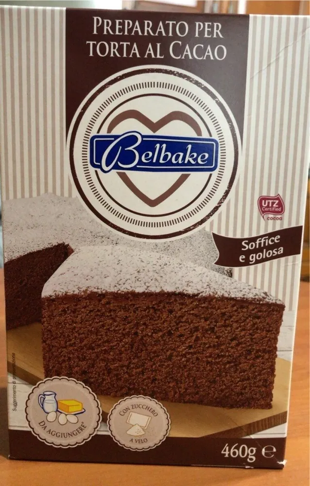 Preparato per torta al cacao