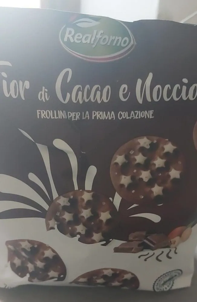 Fior di Cacao e Nocciole FROLLINI PER LA PRIMA COLAZIONE