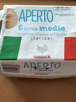 6 uova medie da galline allevate all'aperto