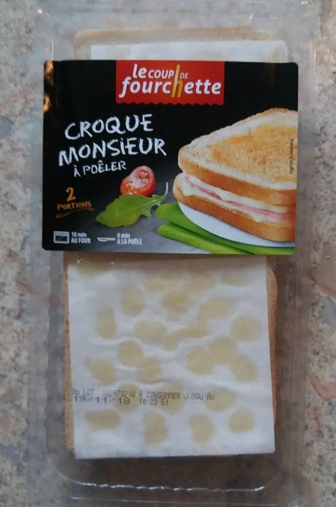 Croque Monsieur à poêler