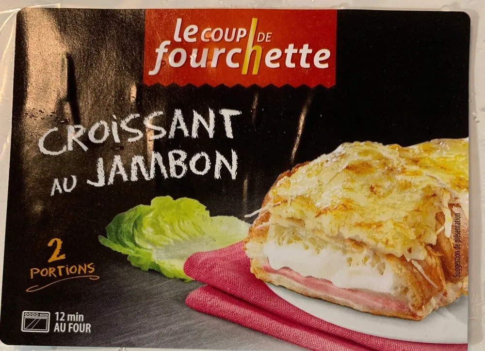 Croissant au jambon