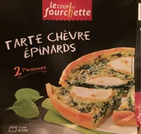 Tarte chèvre épinards