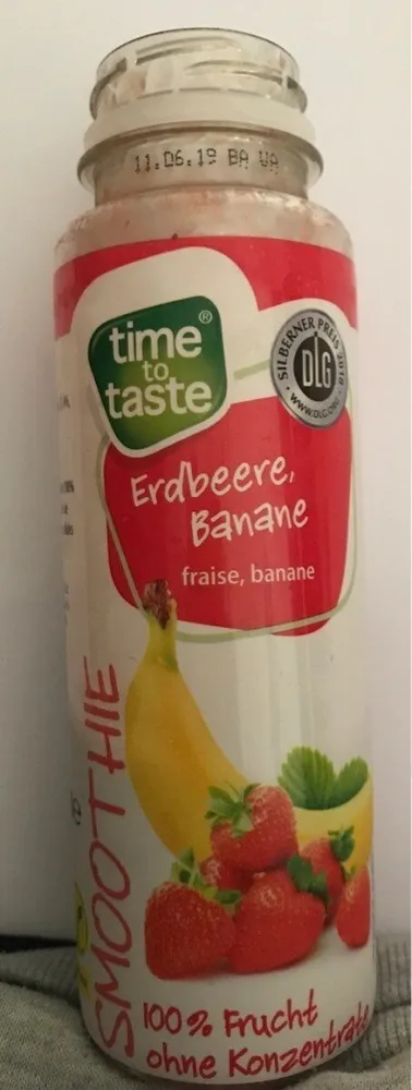Smoothie erdbeere banane