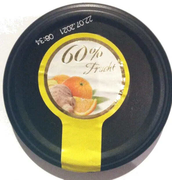 Fruchtgenuss, 60% Frucht, Orange-Ingwer