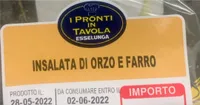 Insalata di orzo e farro