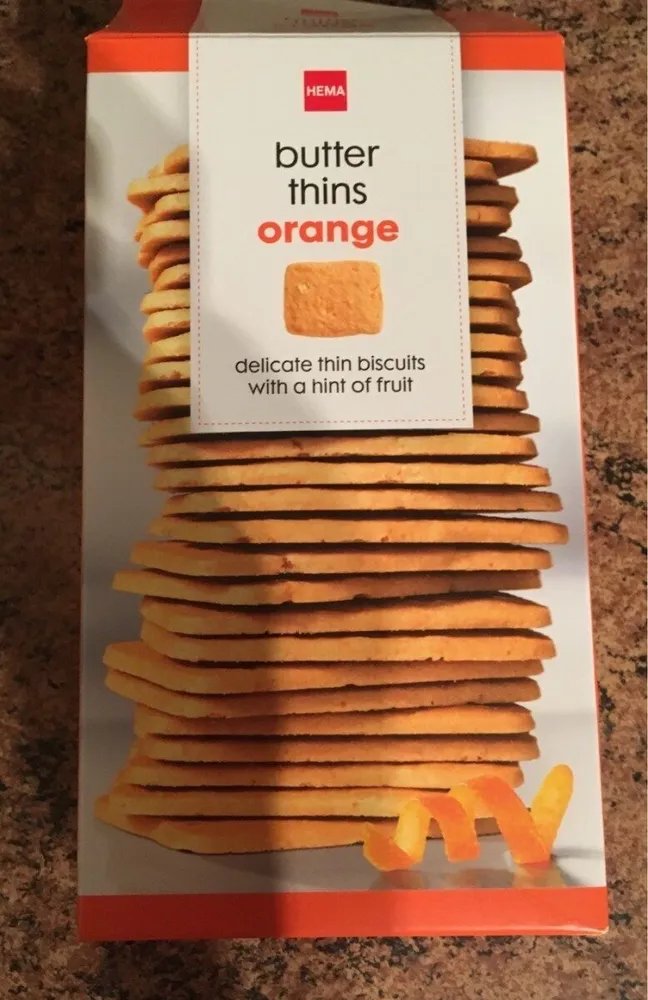 Biscuits au beurre aux pépites d'orange