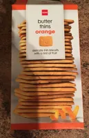 Biscuits au beurre aux pépites d'orange