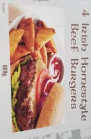 Irish homestyle beef burger