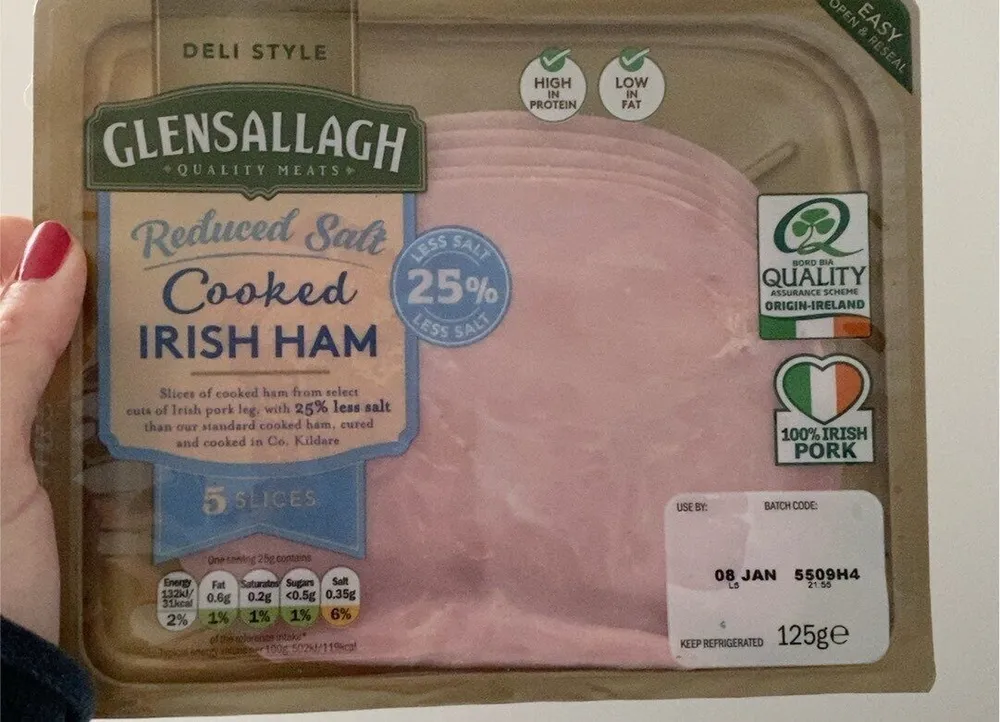 Reduced Salt Cooked Irish Ham