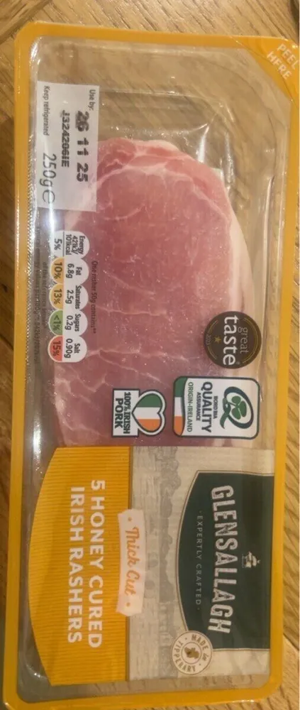 5 HONEY CURED IRISH RASHERS