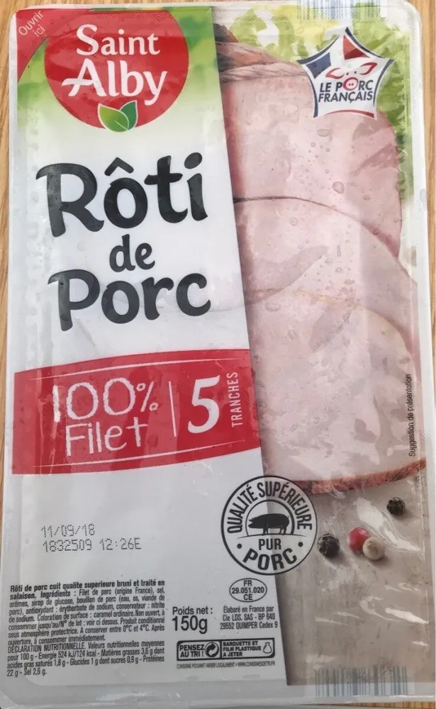 Rôti de porc 100% filet