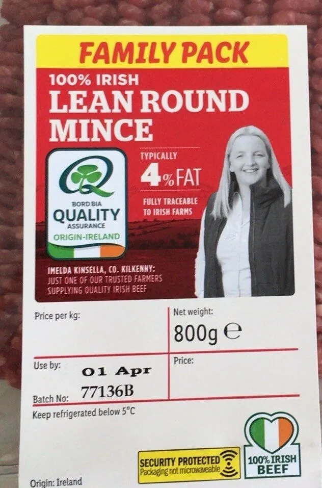 Lean round mince