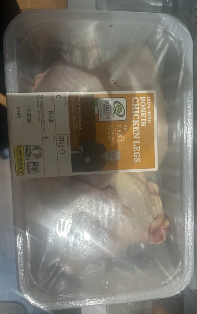 100% Irish Bone In Chicken Legs