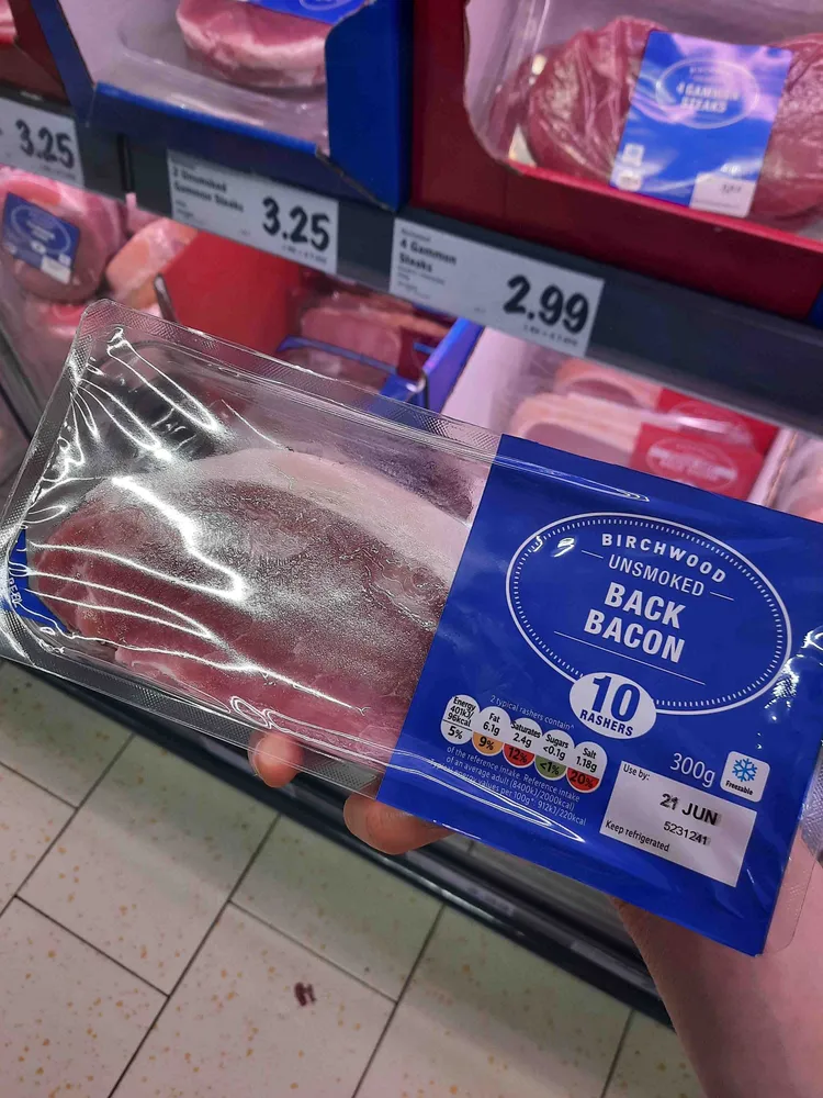 Unsmoked Thick Cut Back Bacon