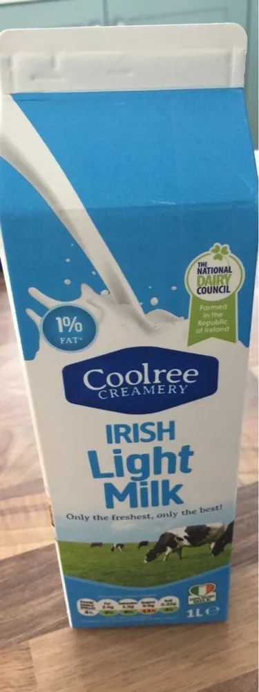 Irish light milk