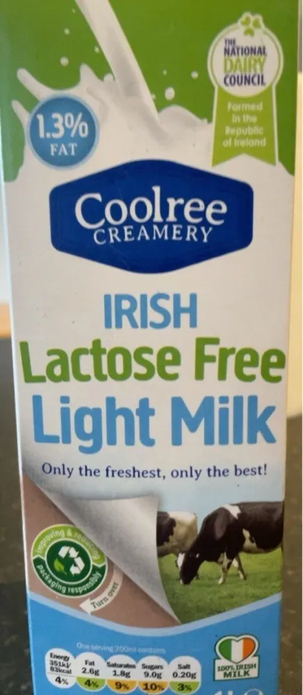 Irish Lactose Free Milk