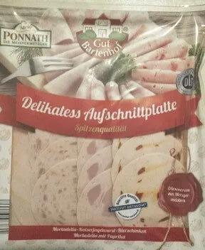 Delikatess Aufschnittplatte