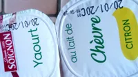 Yaourt chèvre citron