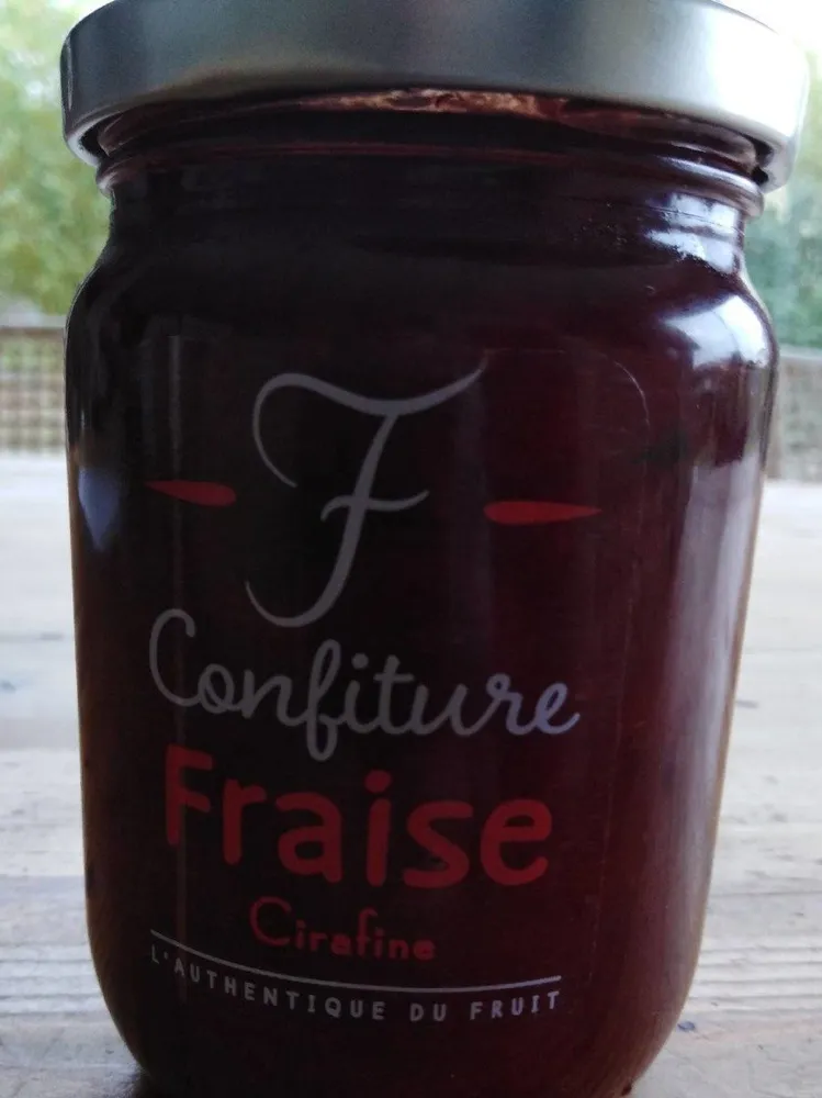 Confiture fraise Cirafine
