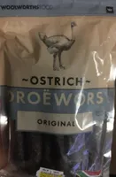 Droëwors ostrich