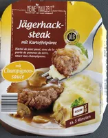 Jägerhacksteak mit Kartoffelpüree