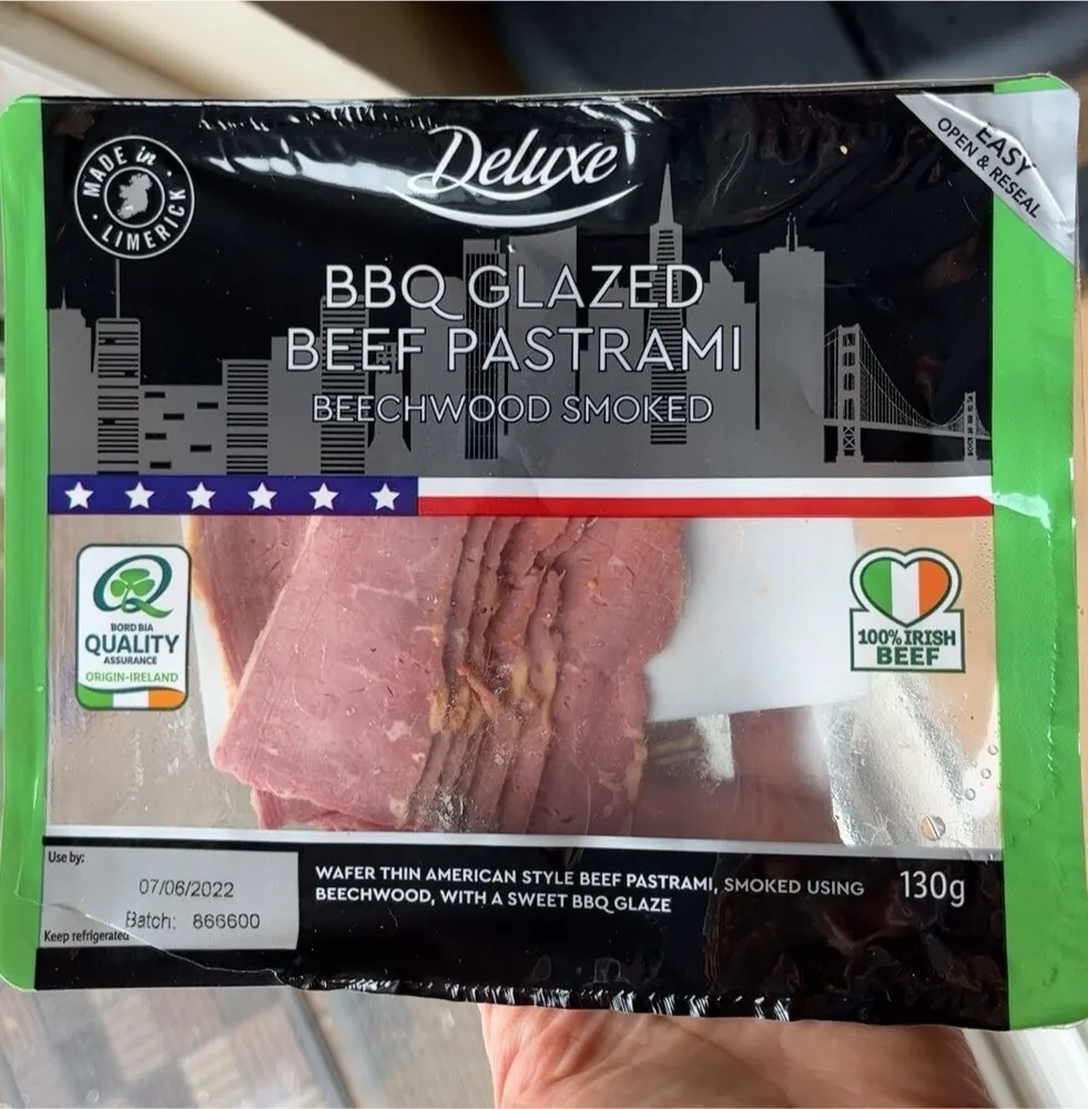 Bbq glazed Beef Pastrami