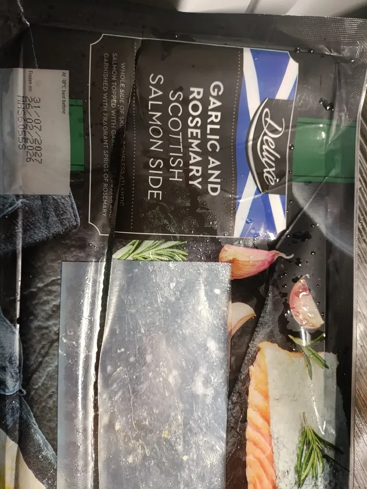 Garlic And Rosemary Scottish Salmon Side