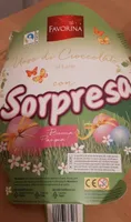 Uovo di cioccolato al latte con sorpresa